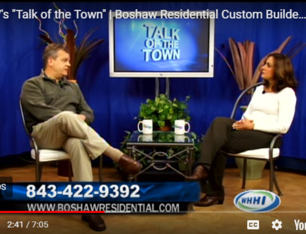 WHHI-TV’s “Talk of the Town” | Boshaw Residential Custom Builders